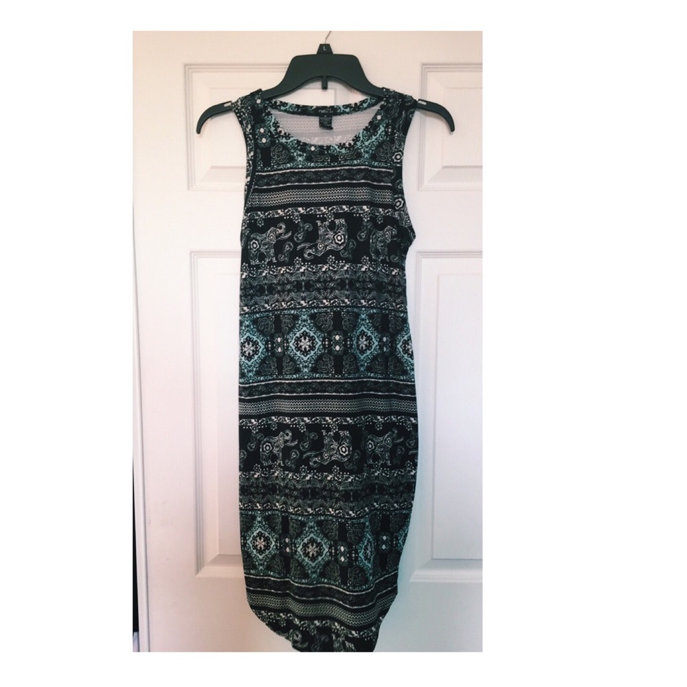 Elephant patterned Rue21 stretchy body con dress